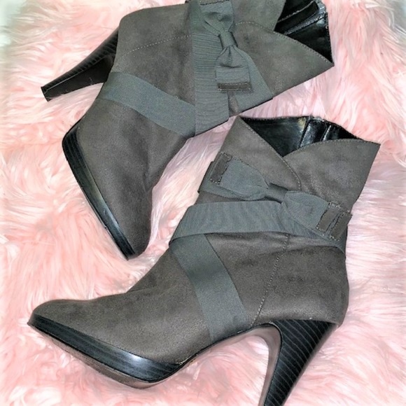 Charlotte Russe Shoes - CHARLOTTE RUSSE Mid Calf Faux Suede Boots